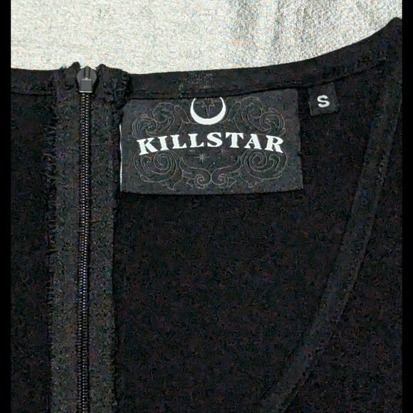 Killstar Thunderstruck O-Ring Dress Black Medium - Picture 4 of 6